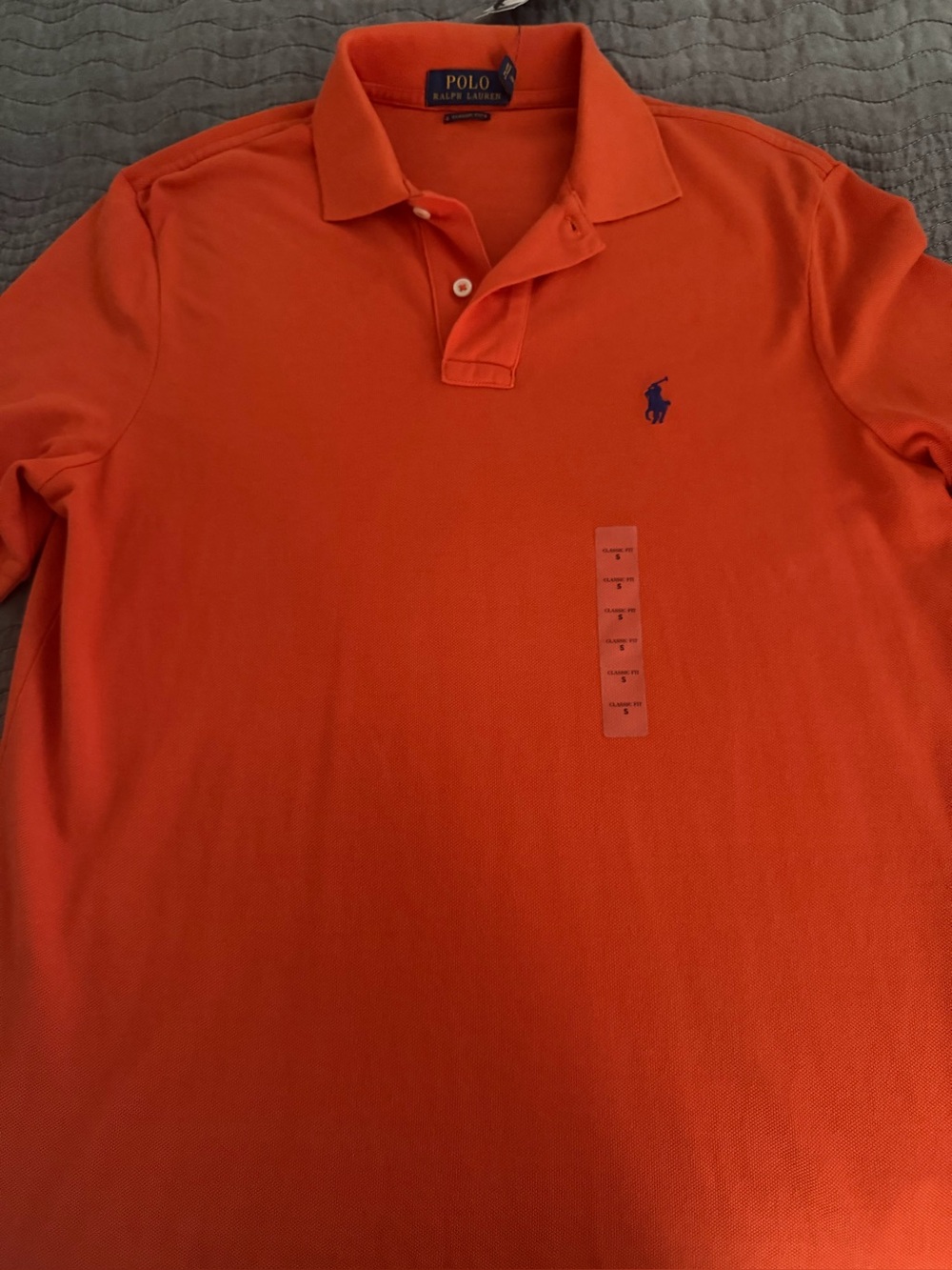 Polo by Ralph Lauren Orange Classic Fit Polo Shirt
